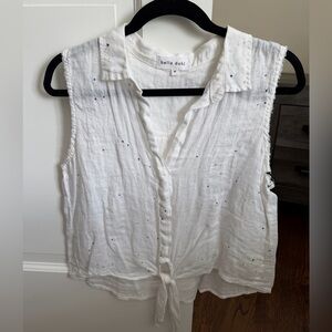 NWT Bella Dahl Linen blouse size M
